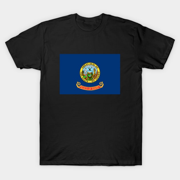 Flag of Idaho T-Shirt by brigadeiro